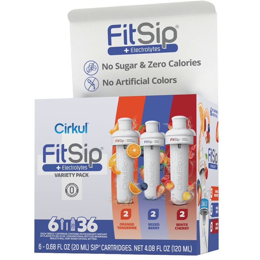 Base: FitSip Flavor Cartridge Variety Pack, 6-Pack