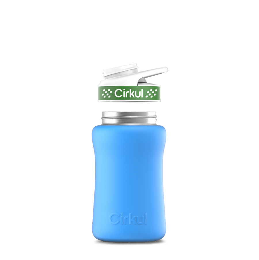 12oz. Stainless Steel Bottle & Comfort Grip Lid