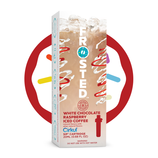 Reward: Frosted White Chocolate Raspberry Iced Coffee